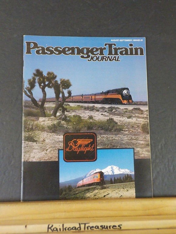 Passenger Train Journal #85 1984 August September Southern Pacific Daylight