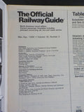 Official Railway Guide 1989 March April  North American passenger travel edition