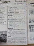 Railroad Model Craftsman Magazine 1987 February Limestone RR Trackplan PFE Steel