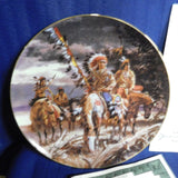 Plate Footsteps of the Brave A Storm's Passage by Harry Schaare