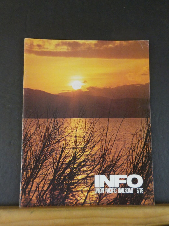 INFO Union Pacific Railroad 1976 June Employee UP Hinkle Yard