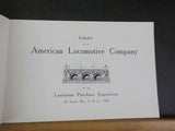 American Locomotive Co Louisiana Purchase Exposition Exhibit of ALCO     REPRINT