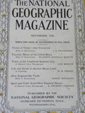 National Geographic Magazine 1936  November 1936 Trains of Today and tomorrow