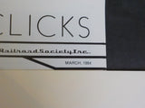 Wheel Clicks 1984 March Pacific Railroad Society Light Rail Line Poster