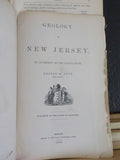 Geology of New Jersey 1868 by George H Cook  NO MAP Some loose pages