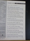 Railway Age Weekly 1963 February 11 B&O rehabilitation plan is announced