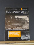 Railway Age 1966 November 14 How a short line put in concrete ties NE Corridor