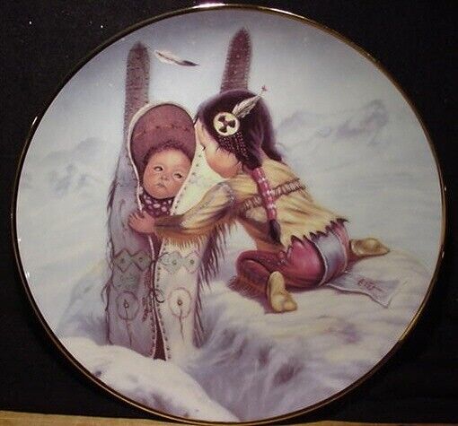 Plate The Perillo Christmas series Bundle Up  1990 Artaffects 1990 P1646