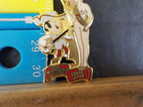 Jaycees Maryland 1980 Miss Oska Japan Nude woman Man w/ hat playing ibanjo PIN