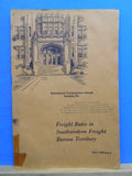 ICS Freight Rates in Southwestern Freight Bureau Territory #5411 Ed 1 Wilson