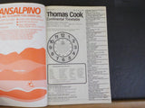 Thomas Cook Continental Timetable 1987 Winter September 27-October 31