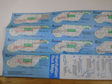 Map Manhattan Bus Map 1991 New York City Transit Authority Foldout map