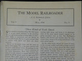 Model Railroader Magazine 1936 May Three kinds of scale speed