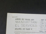 New York Division Bulletin ERA 1963 October V 6 #5 Manhattan EL Services