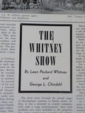 White Tops Circus Magazine 1951 September October The Whitney Show