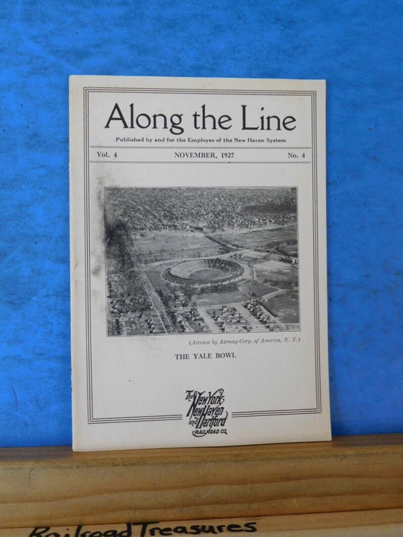 Along the Line 1927 November  New York New Haven & Hartford Employee Magazine