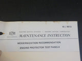 EMD Maintenance Instructions MI 9613 Engine Protector Test Panels 1975