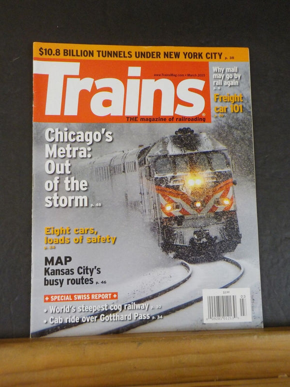 Trains Magazine 2015 March Chicago’s Metra: Out of the Storm