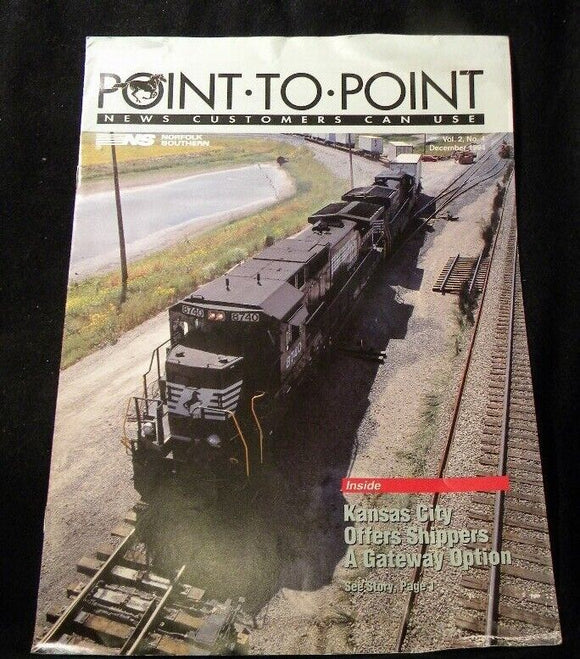 Point to Point 1994 December Norfolk Southern News customers can use