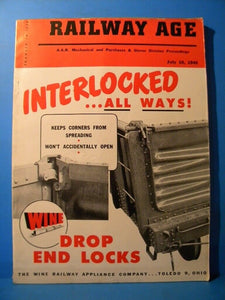 Railway Age 1948 July 10 Wine Drop End Locks