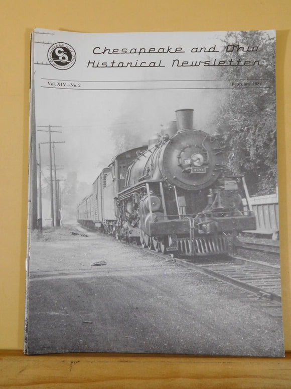 Chesapeake and Ohio Historical Newsletter 1982 February COHS Exchange