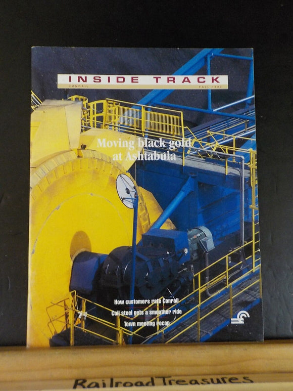 Conrail Inside Track 1992 Fall  Conrail Employee Magazine I