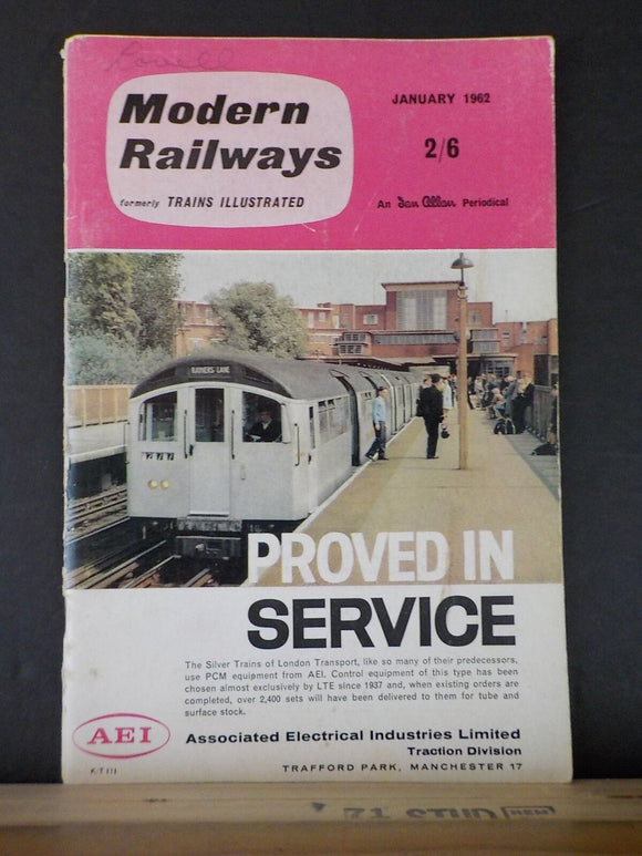 Modern Railways 1962 January Motive Power Transition On The Kyle Line