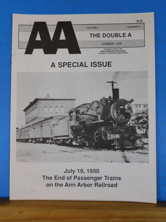 Double A 1990 Summer V6 #3 AA Ann Arbor Historical Society 24 pages