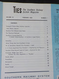 Ties Southern Railway Employee Magazine 1965 February