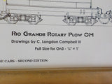 Drawing Rio Grande Rotary Plow OM On3   1/4 inch = 1'