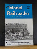 Model Railroader Magazine 1945 April Machining Drive wheels       3 hole punched
