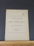 Norfolk and Western Railway Annual Report 31st  year ended December 31 1926 MAP