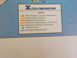CSX Corporation Annual Report 1984 + Map reprint in FOLDER