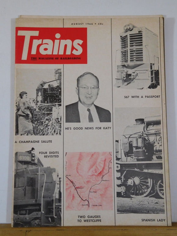 Trains Magazine 1966 August 567 With a Passport