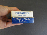 Delta Airline Playing Cards Lot of 2   Original Boxes 1 blue/1 white Used