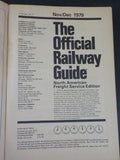 Official Railway Guide 1979 November December North American Freight service edi