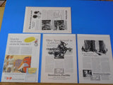 Ads Southern Pacific Railroad Lot #17 Advertisements from various magazines (10)