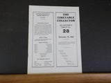 Timetable Collector #28 1984 December H.M on S.I, Charlotte Monroe & Columbia
