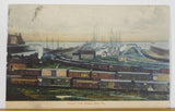 Postcard Anchor Line Docks Erie PA Postmarked 1908