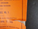 Chesapeake and Ohio Railway Employee Timetable #1 1969  Newport News Richmond Cl