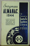 Everymans Almanac 1944 Presented by Santa Fe System Lines SC
