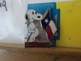 Jaycees Texas Snoopy With Texas Flag 1981  Kids  PIN