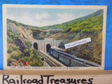Postcard Raton Tunnels Between Trinidad, Colorado and Raton, New Mexico #H-1561
