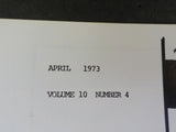 Rollsign Magazine of New England Transit News 1973 April Single Track Lines Of T