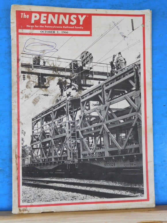 Pennsy Employee Magazine, The 1966 Oct 1 Buffalo District Notice damage