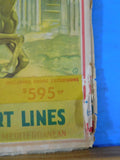 American Export Lines Yankee Cruises to the Entire Mediterranean 1937 Fold-Out B