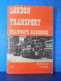 London Transport Tramways Handbook by Willoughboy & Oakley w/MAP