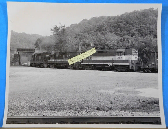 Photo W&LE Locomotive #2662, 2651, 2653 W&LE Black & white 8x10