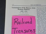 Locomotive Railway Carriage & Wagon Review #721 1952 September