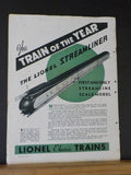 Lionel Magazine 1935 March April Vol 5 #2 The Train of Today Patented in 1865